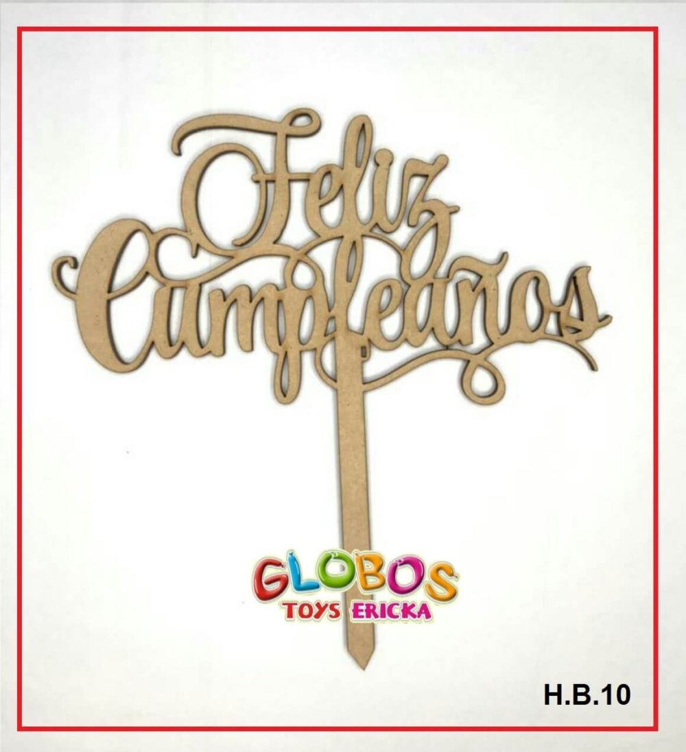 Cake Toppers Cumpleaños