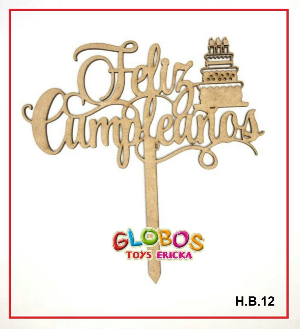 Cake Toppers Cumpleaños