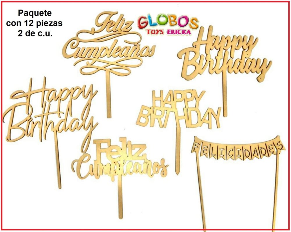 Cake Toppers Paq.1