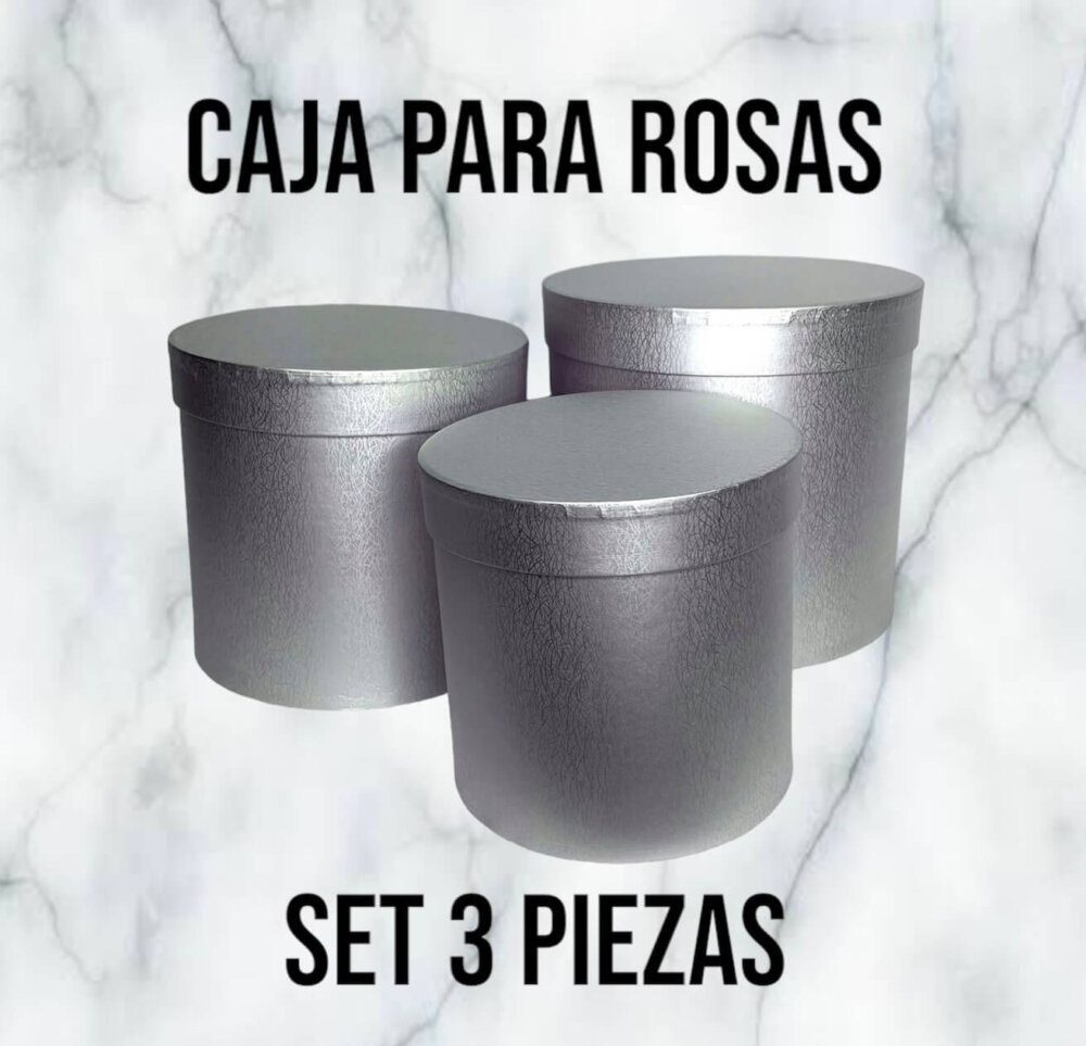 Caja Cilindro Plata