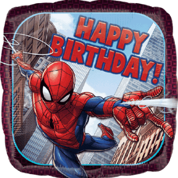 Globo Spider-man Happy Birthday