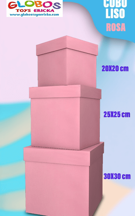 Cubo Rosa Pastel