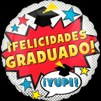 Globo Felicidades Graduado Yupi