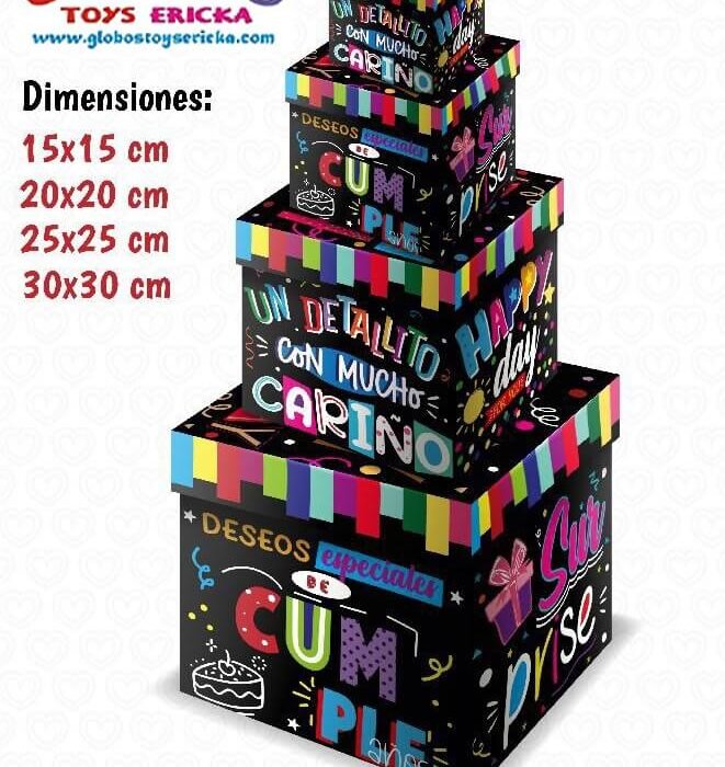 Cubo Cumple Negro
