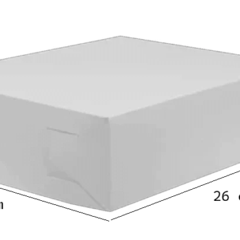 Caja Blanca 26x23+7