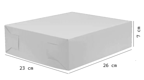 Caja Blanca 26x23+7