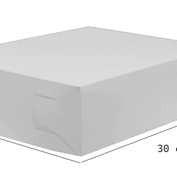 Caja Blanca 30x23+7