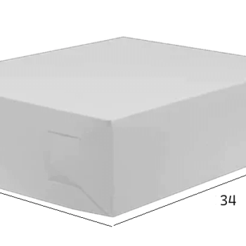 Caja Blanca 34x19+8