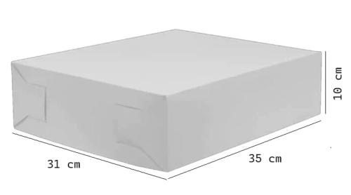 Caja Blanca 35x31+10