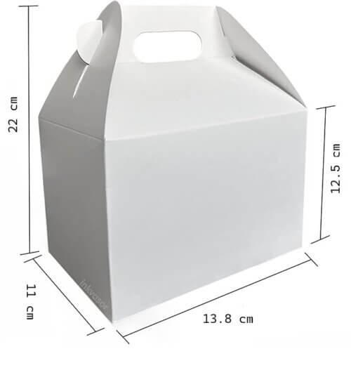 Caja Blanca Lonchera