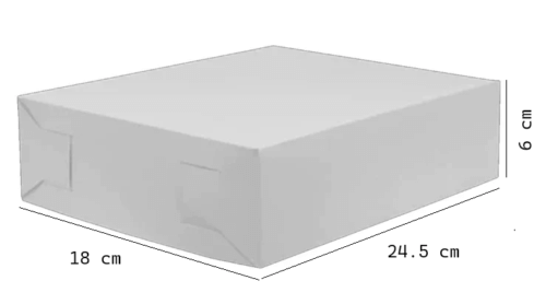 caja Blanca 24.5x18+6