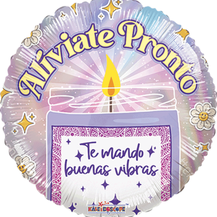Globo Aliviate Pronto Veladora