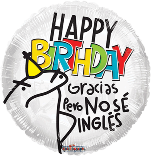 Globo Happy Birthday Flork