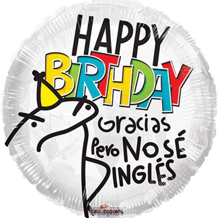 Globo Happy Birthday Flork