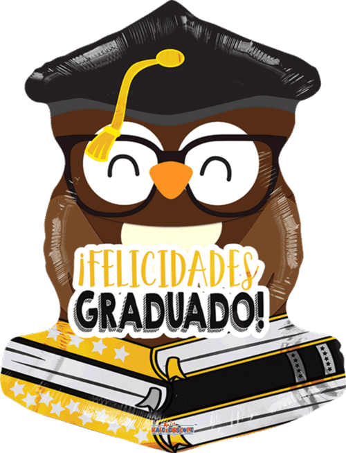 Globo Buho Graduacion