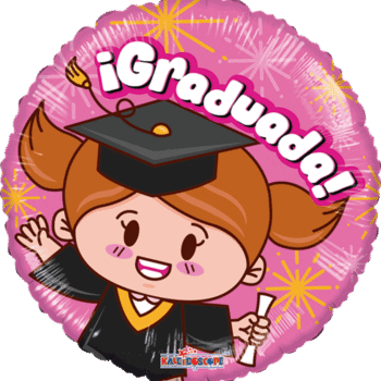 Globo Niña Graduada
