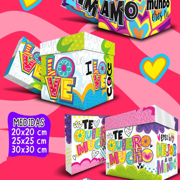 Cubo Colors Love